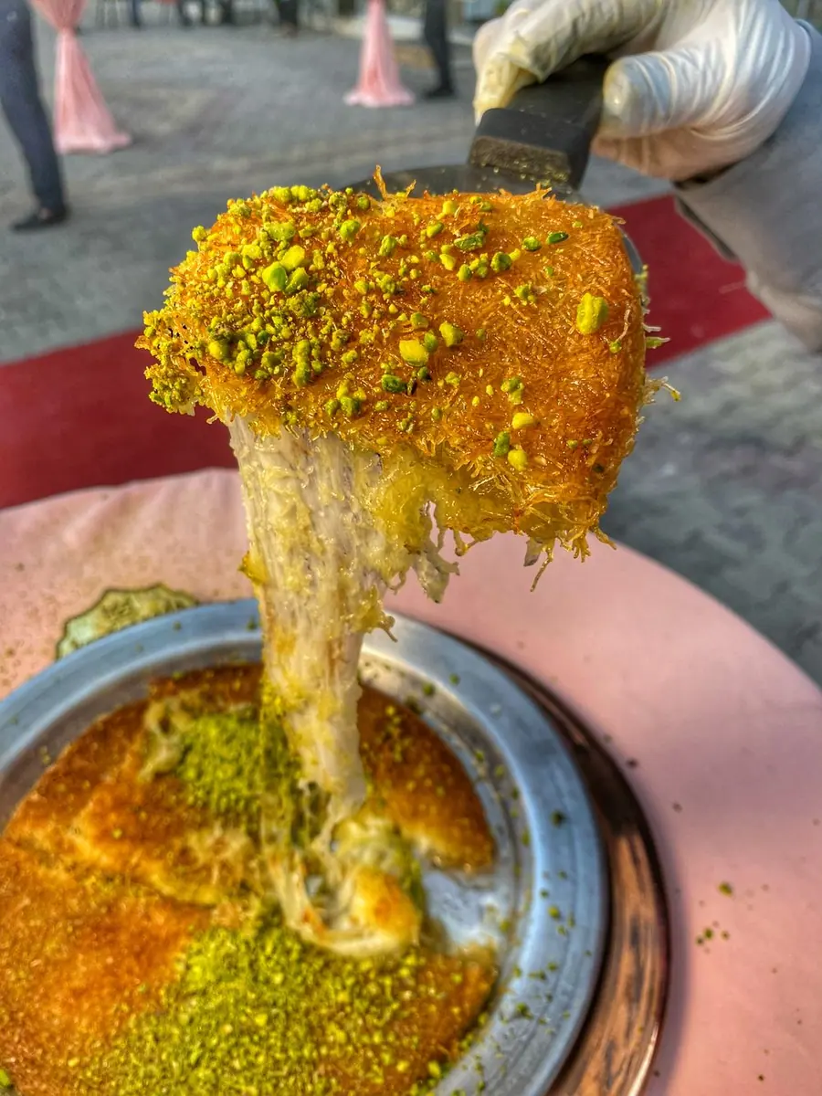 Künefe au fromage fondant