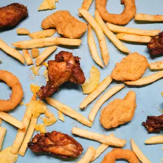 Nugget ou hamburger — photo d'illustration